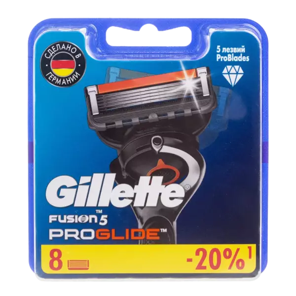 Кассеты Gillette Fusion5 Proglide 8 шт.