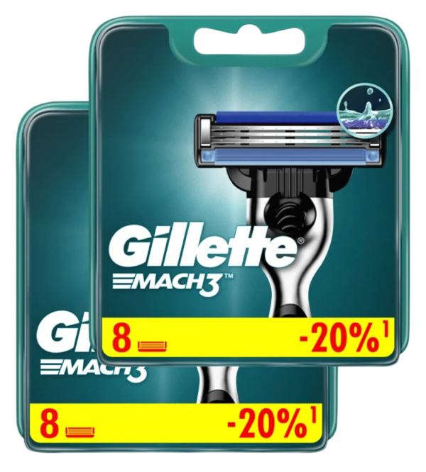 Сменные кассеты Gillette Mach3 16 шт.