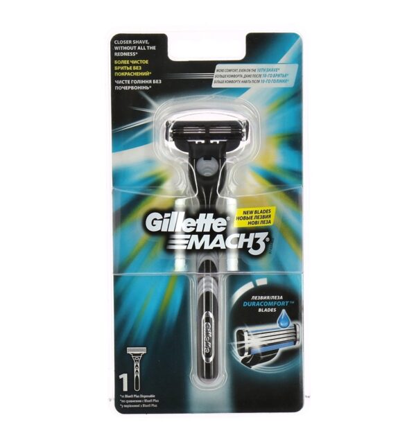 Станок Gillette Mach3 с 1 кассетой